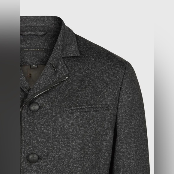 John Varvatos Waverly Zipper Button Jacket. Size 42 - Picture 3 of 11